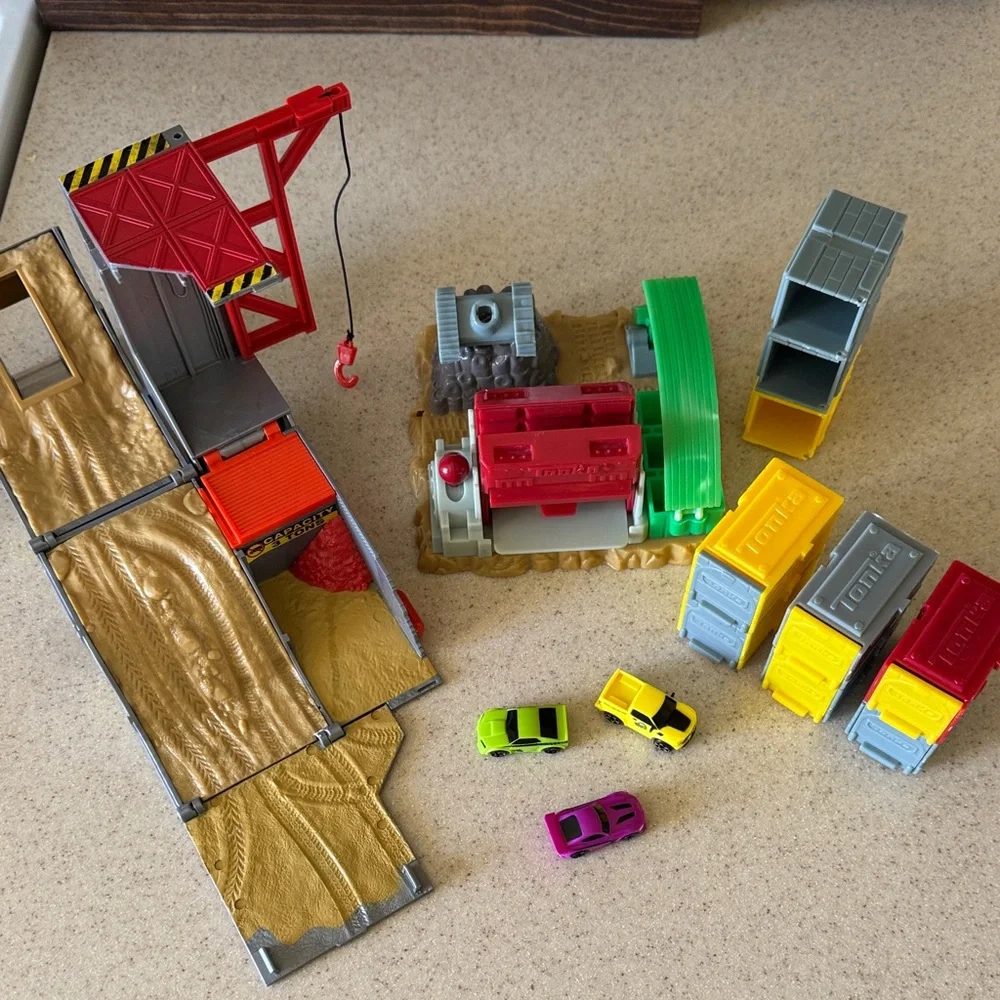Micro Machines Construction Playset and Hasbro Tonka Tiny’s Cars and Playset